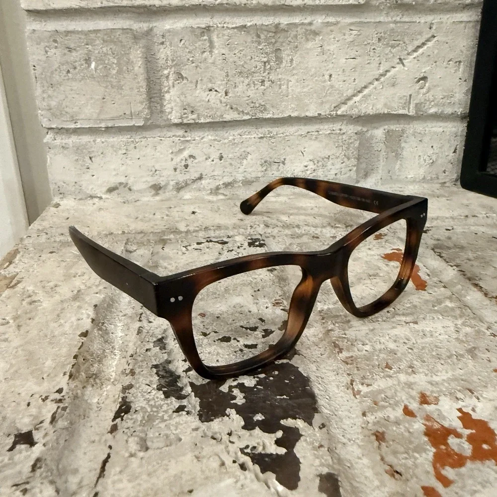 LOOK Optic Cosmo Tortoise Eyeglass Frames Only Unisex Brown